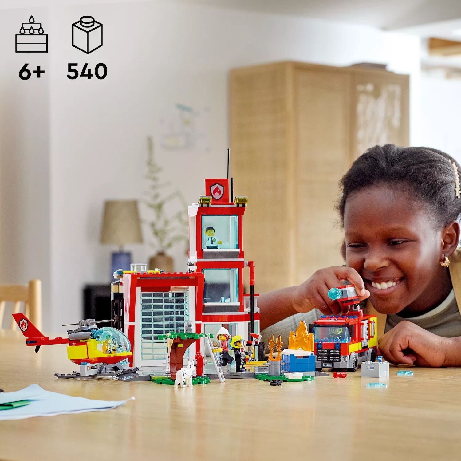 

LEGO City Fire Station 60320 Строительный комплект (540 деталей) LEGO