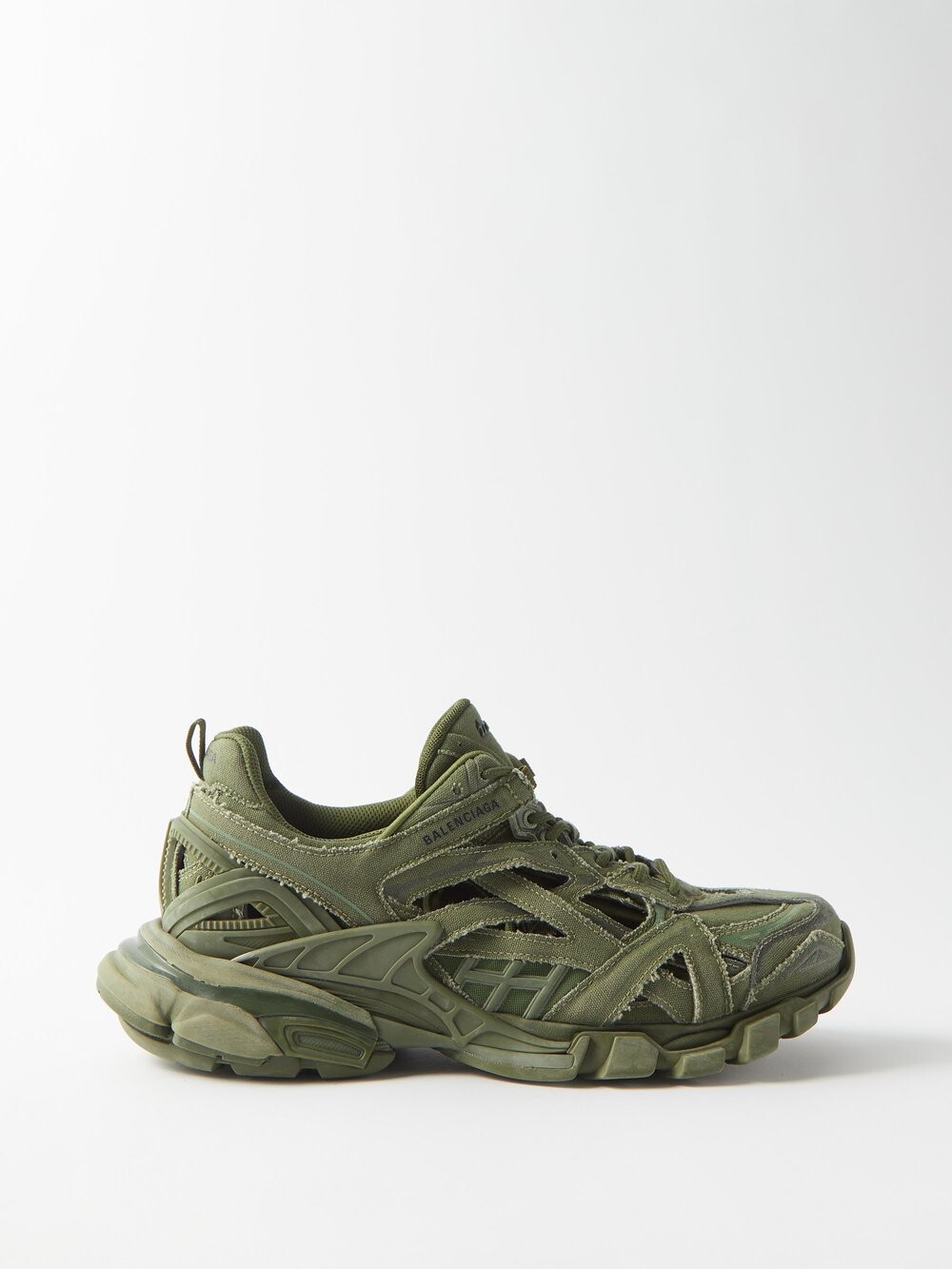 

Парусиновые кроссовки track 2 Balenciaga, зеленый