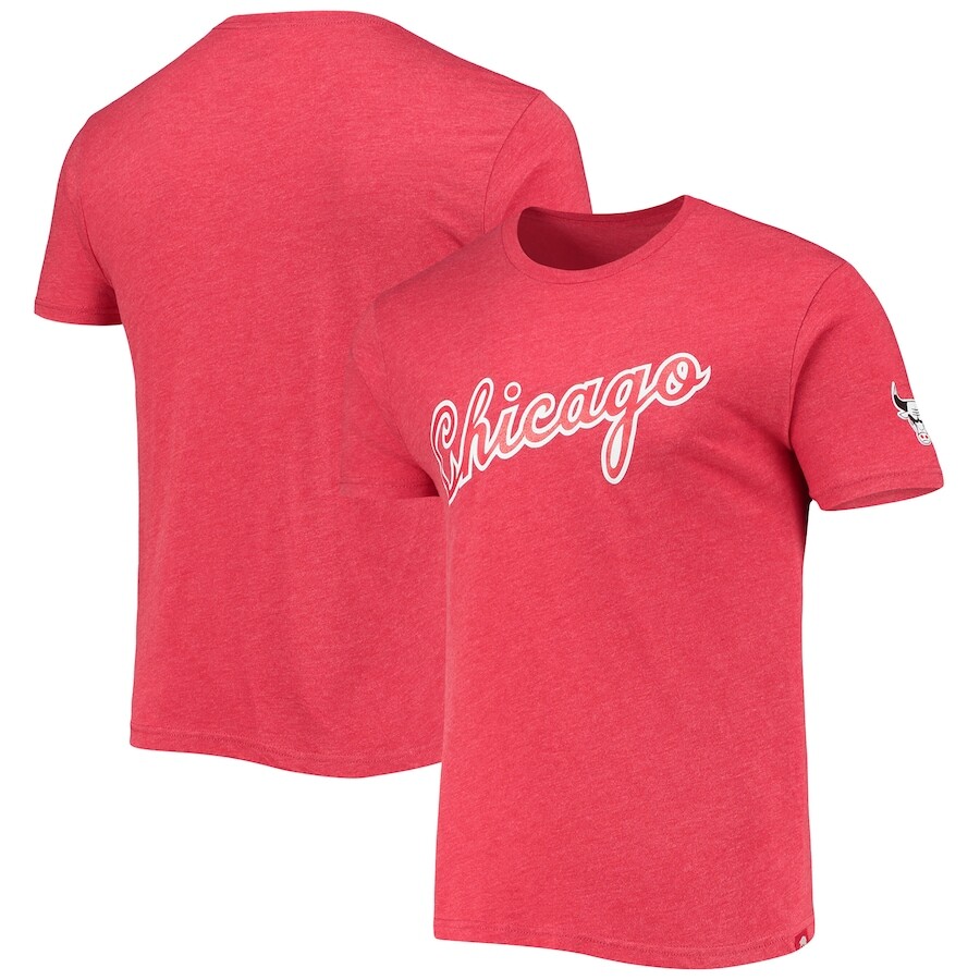 

Футболка с коротким рукавом Sportiqe Chicago Bulls, красный
