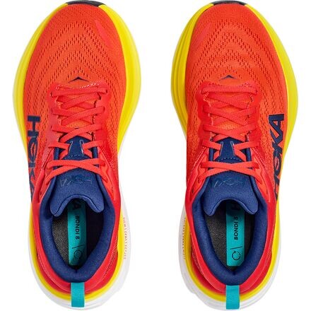 

Беговые кроссовки Bondi 8 мужские HOKA, цвет Red Alert/Flame