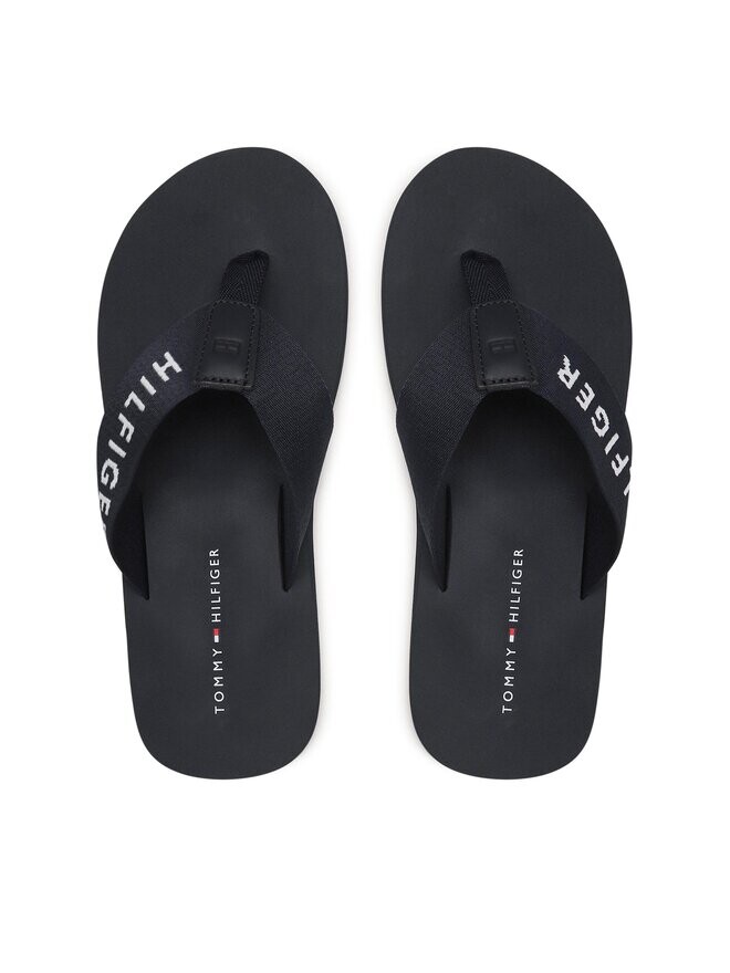

Шлепанцы Tommy Hilfiger Print Beach Sandal FM0FM04618, темно-синий