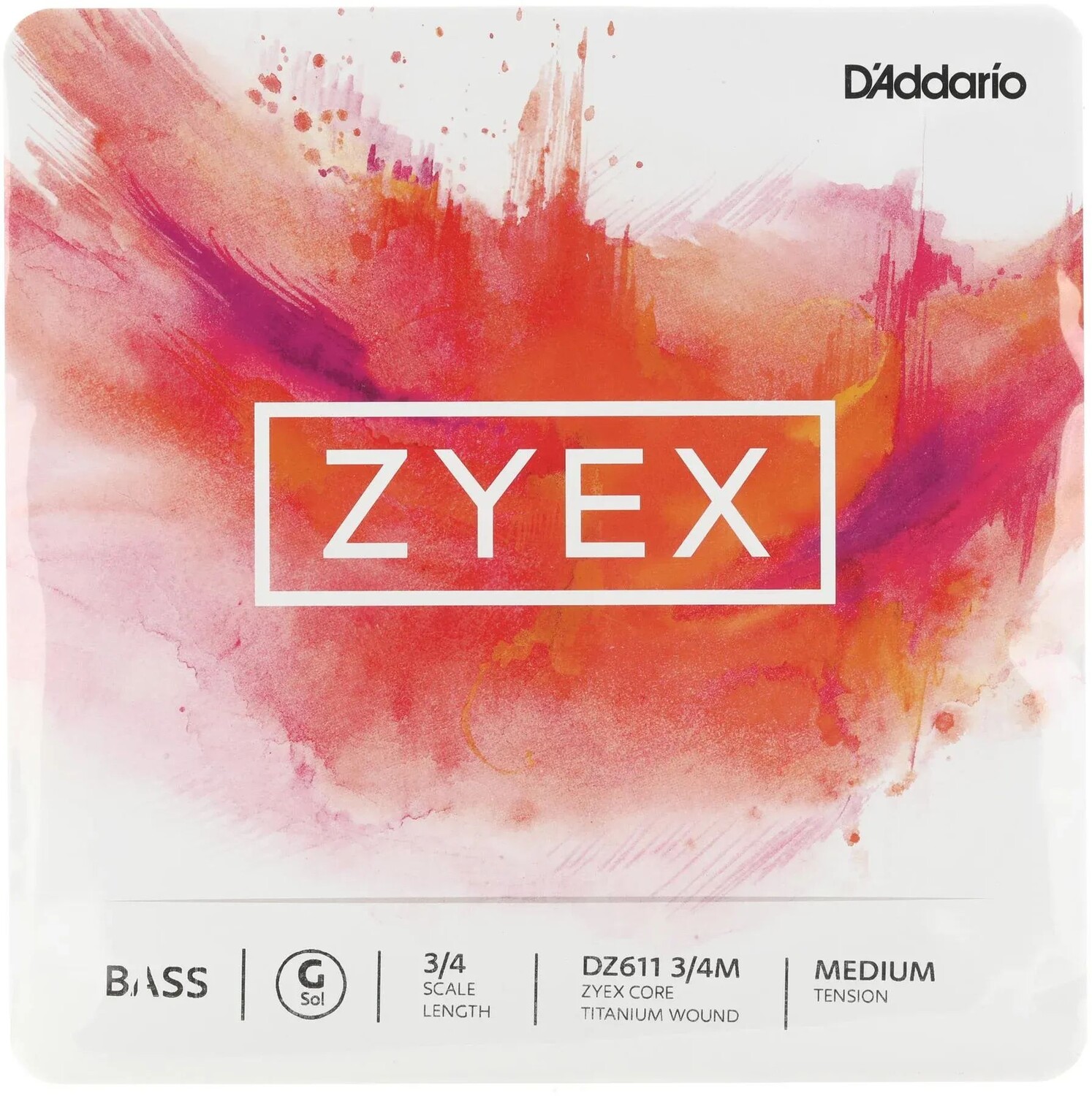 

Струна G для контрабаса D'Addario DZ611 Zyex - размер 3/4