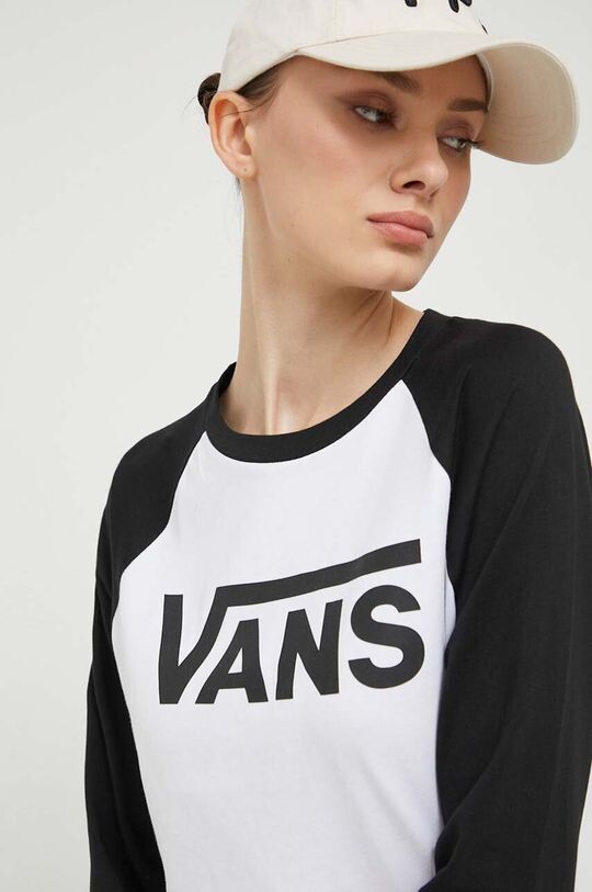 

Хлопок с длинным рукавом Vans, белый