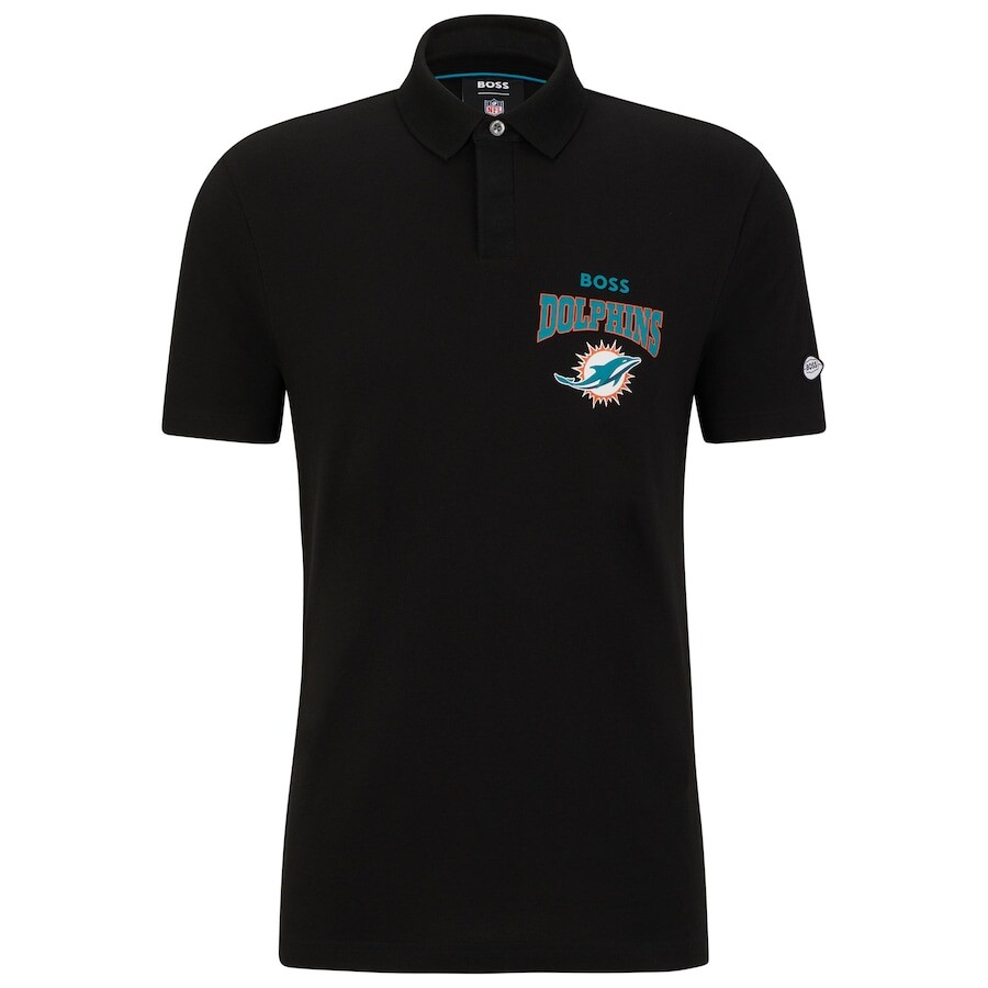 

Поло с коротким рукавом NFL Miami Dolphins, черный