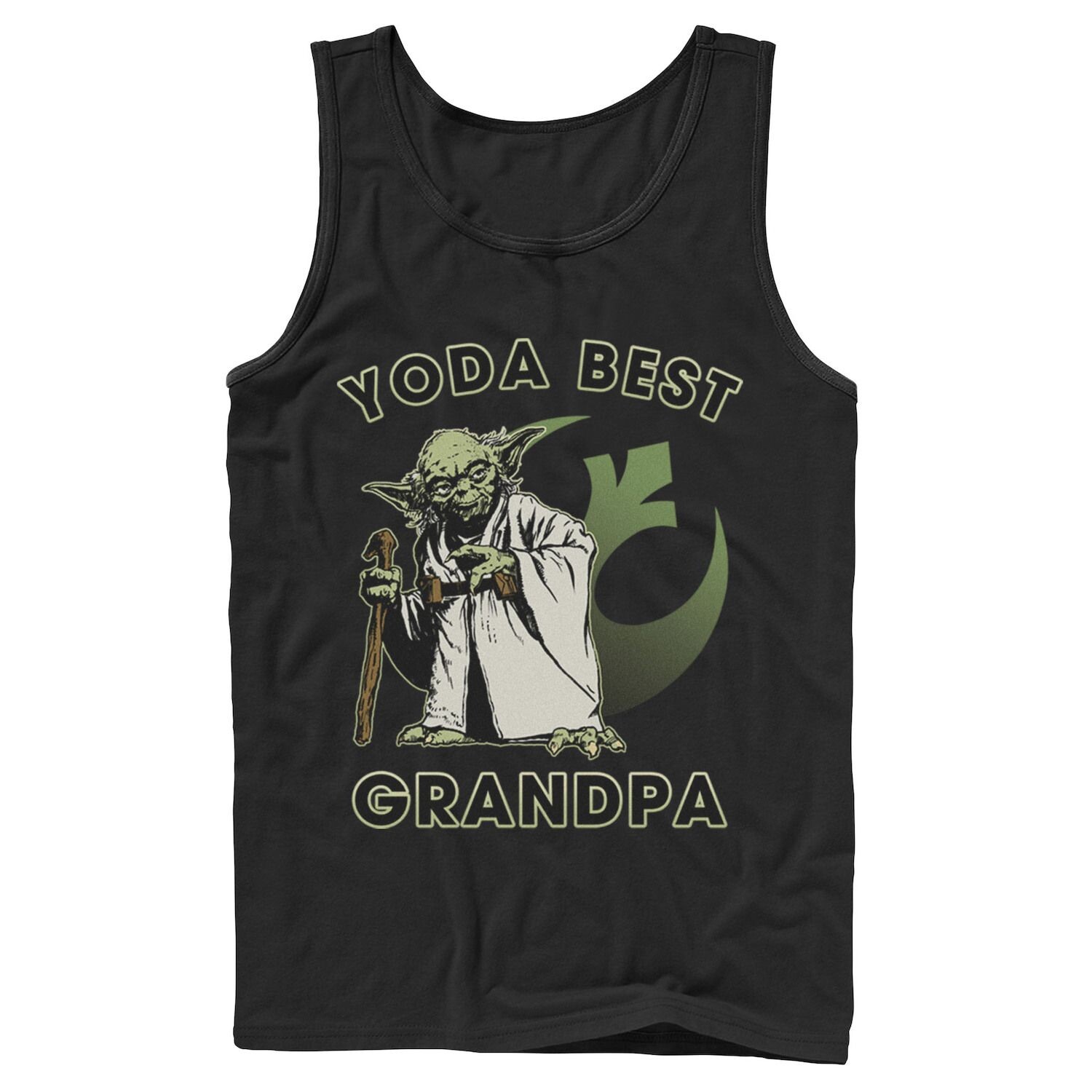 

Мужская майка с логотипом Star Wars Yoda Best Grandpa Rebel Licensed Character