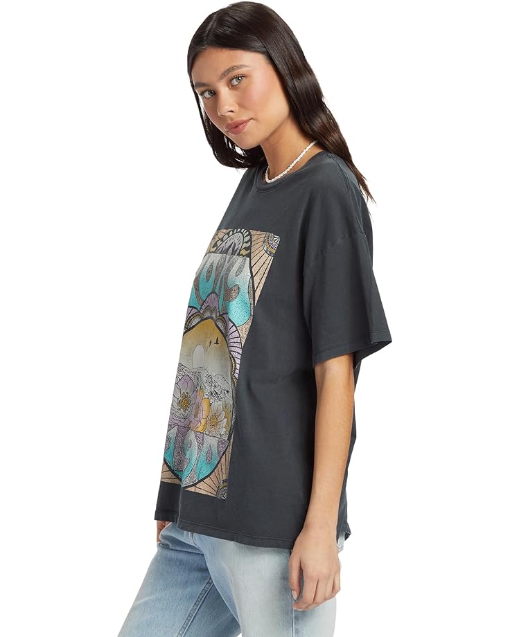 

Футболка Roxy Desertscape Oversized Boyfriend T-Shirt, цвет Anthracite