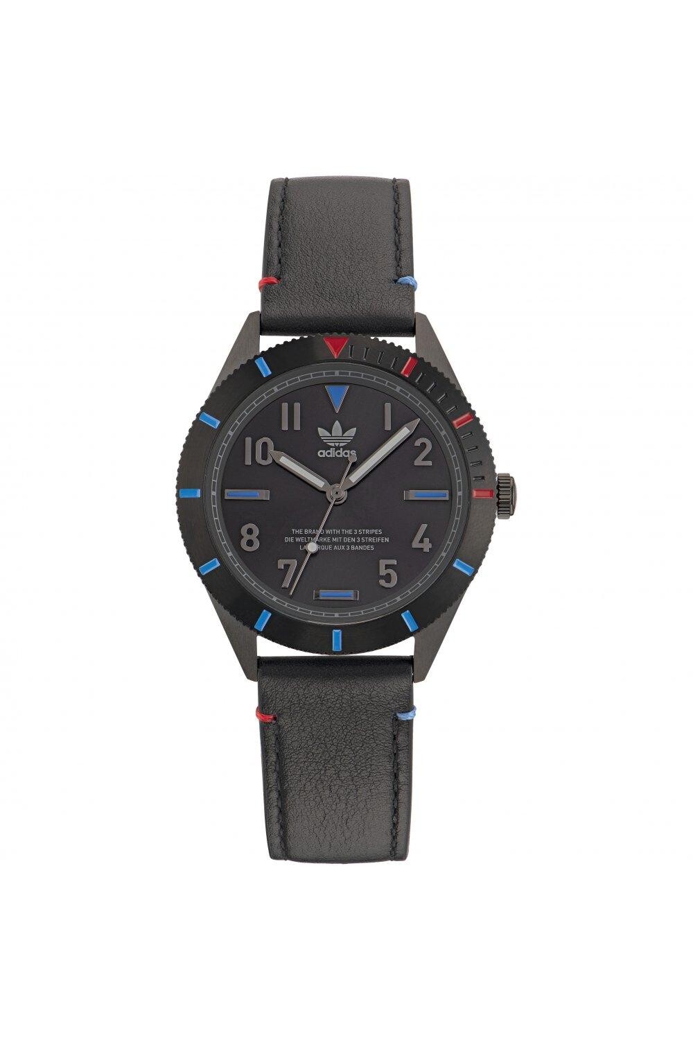 

Модные аналоговые часы из нержавеющей стали Edition Three - Aofh22506 adidas Originals, черный