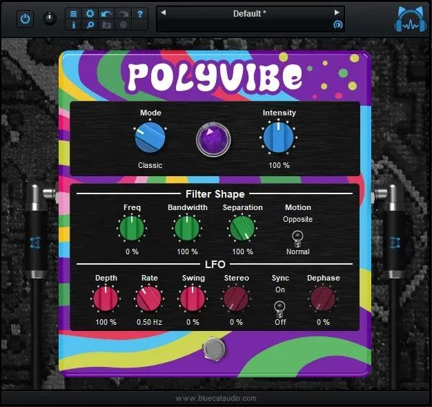 

Программное обеспечение для педали эффектов Blue Cat Audio PolyVibe