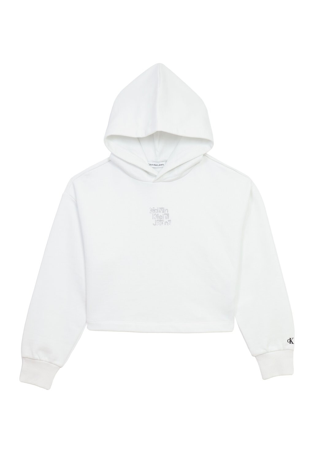 

Толстовка Silver Logo Calvin Klein, цвет off white