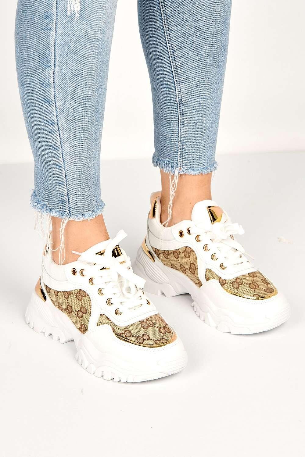 

Массивные кроссовки Elle Chunky Sole Logo Trainers Miss Diva, белый