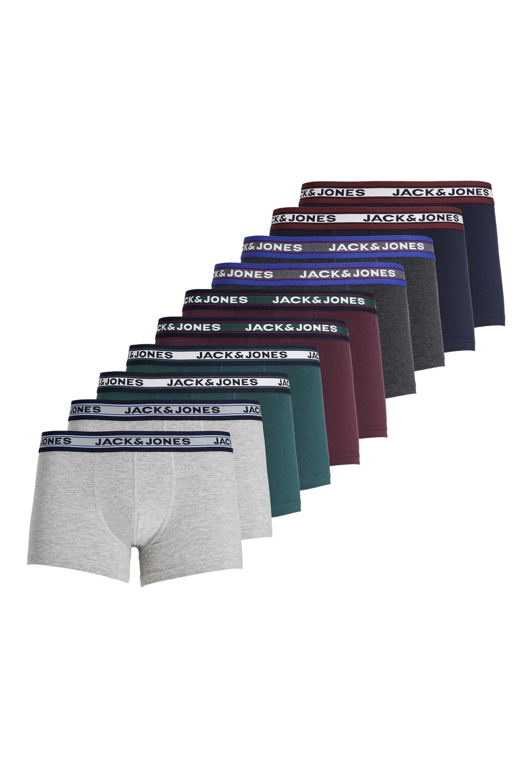 

Боксеры Jack & Jones Trunks 10 шт, разноцветный