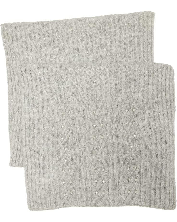 Шарф Badgley Mischka Beret and Scarf Set, цвет Heather Grey