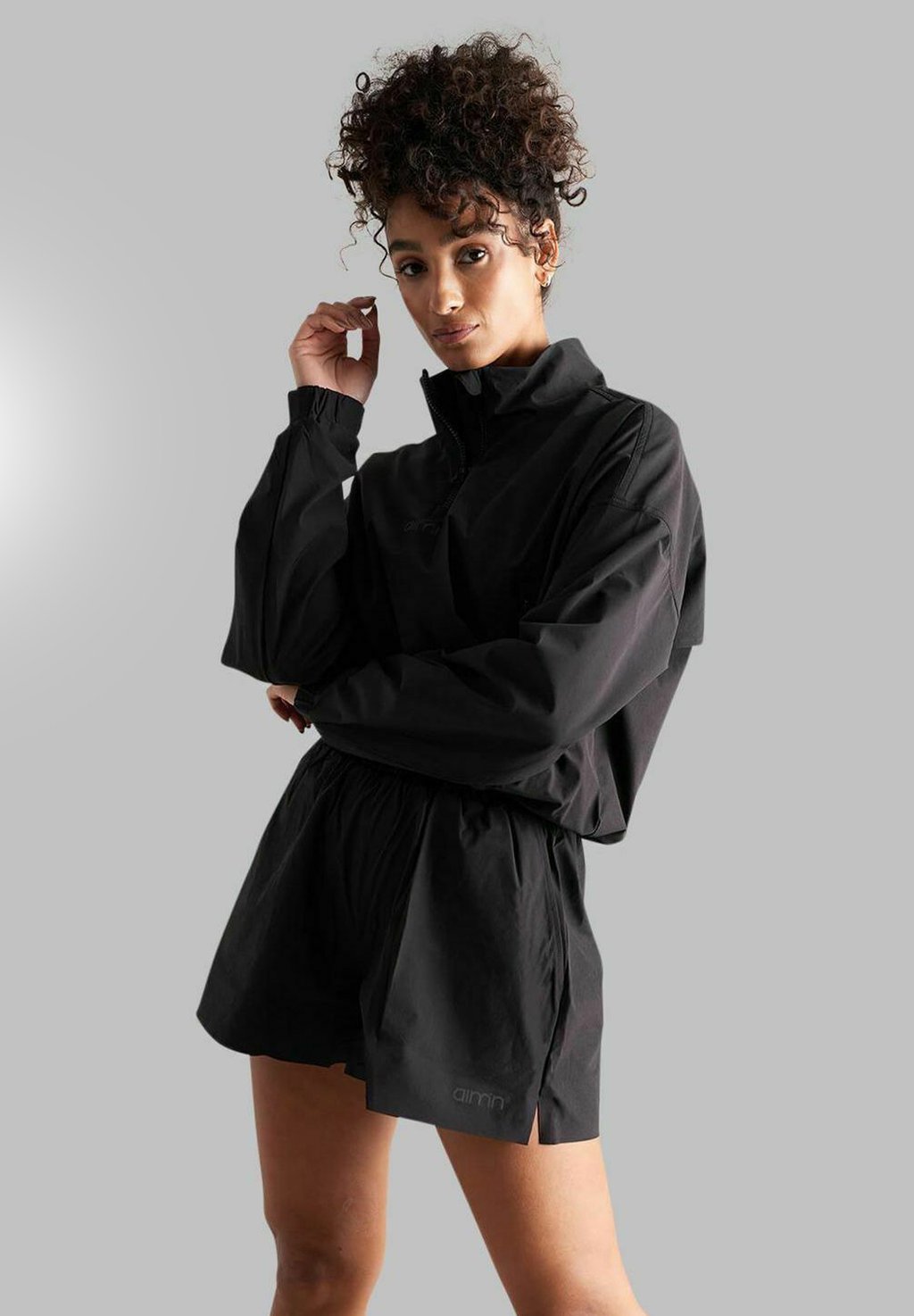 Куртка для активного отдыха WINDBREAKER aim’n, цвет black куртка для активного отдыха shellwie ragwear цвет black