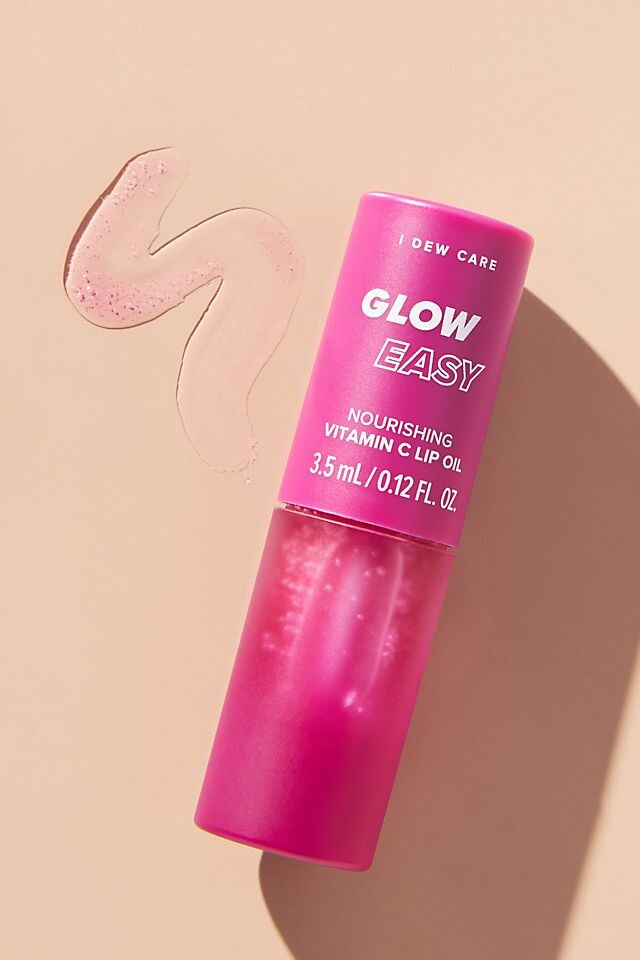 

Легкое питательное масло для губ I Dew Care Glow с витамином С, розовый