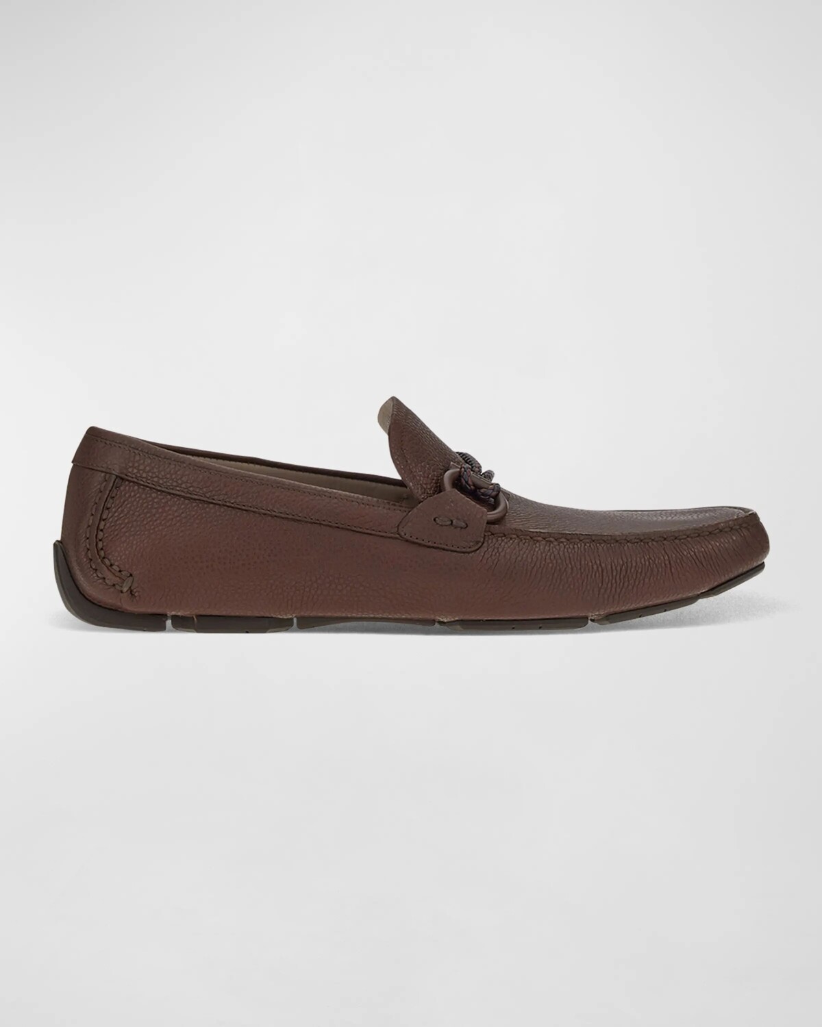 

Мужские кожаные туфли Gancio Ferragamo, цвет Cioccolato