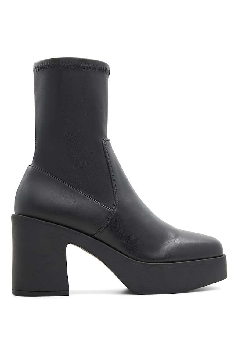 

Сапоги из экокожи Upstep на массивном каблуке Aldo, черный