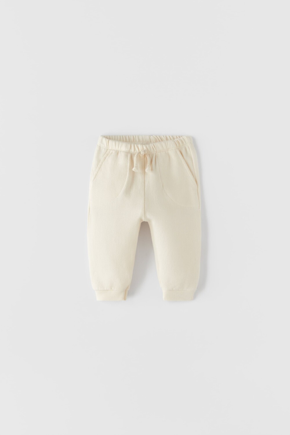 

Брюки для колледжа Zara, светлый экрю