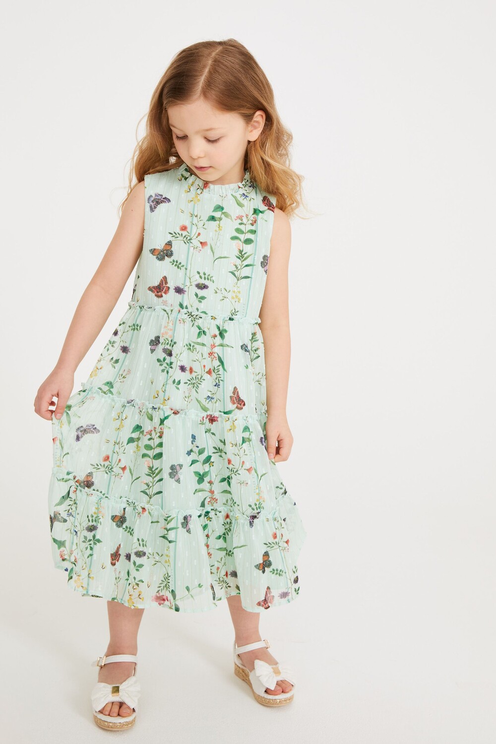 

Шифоновое платье Baker by Ted Baker, зеленый