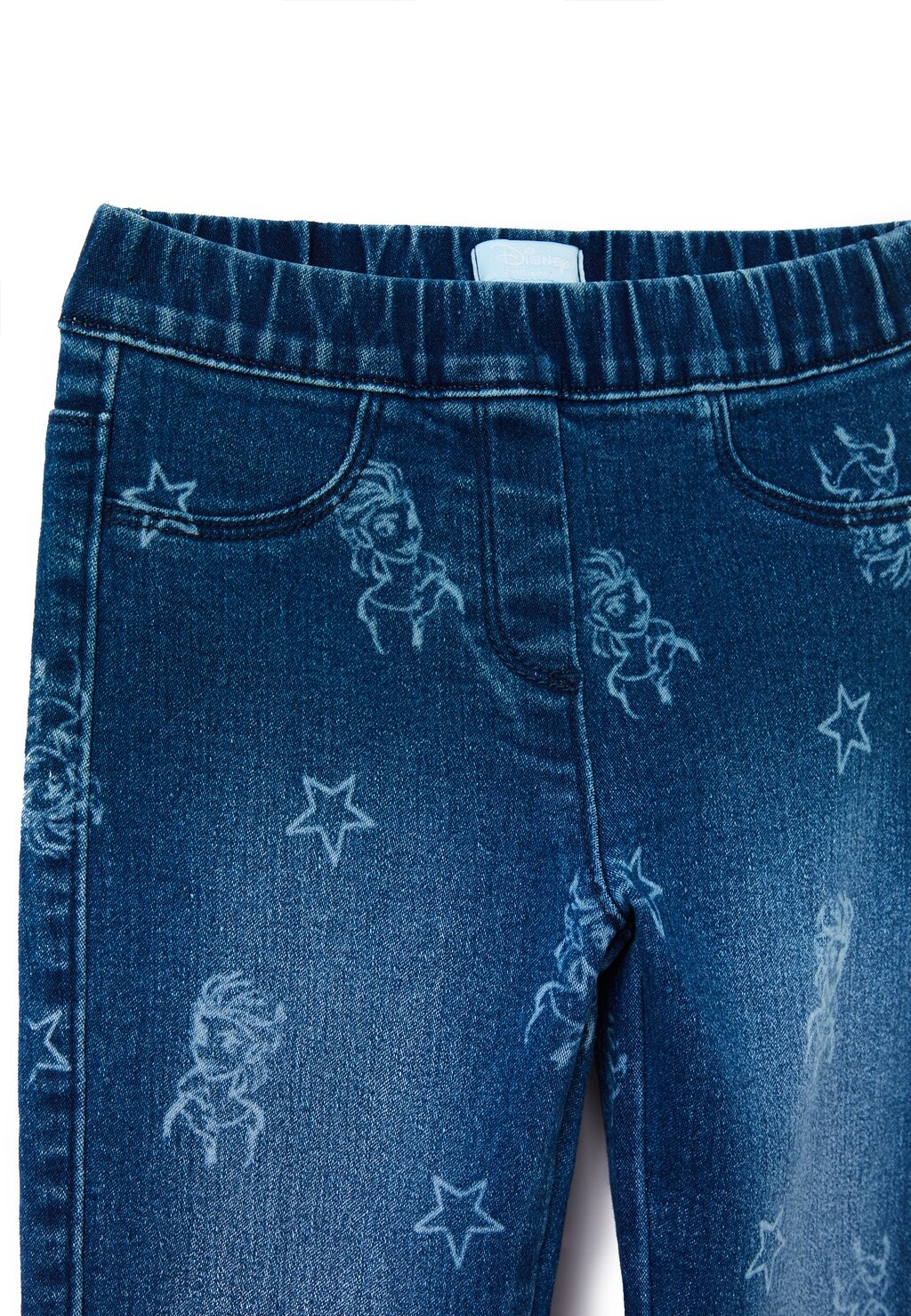 

Прямые джинсы OVS, синий With Elsa And Stars Print
