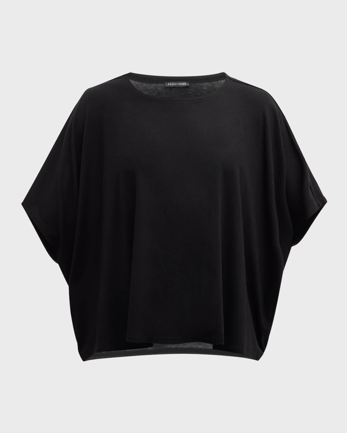 

Джерси свободного кроя с рукавами «летучая мышь» Eileen Fisher, черный