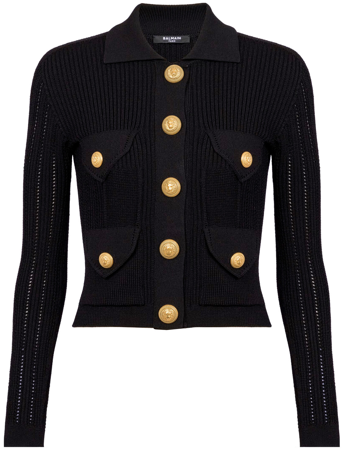 

Кардиган Balmain Knit buttoned, черный