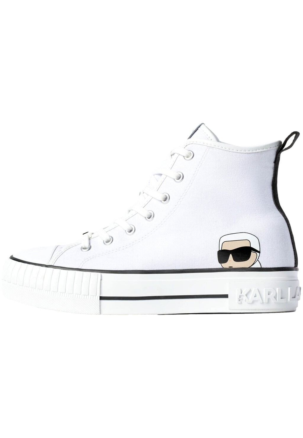

Высокие кроссовки KAMPUS MAX KARL LAGERFELD, белый