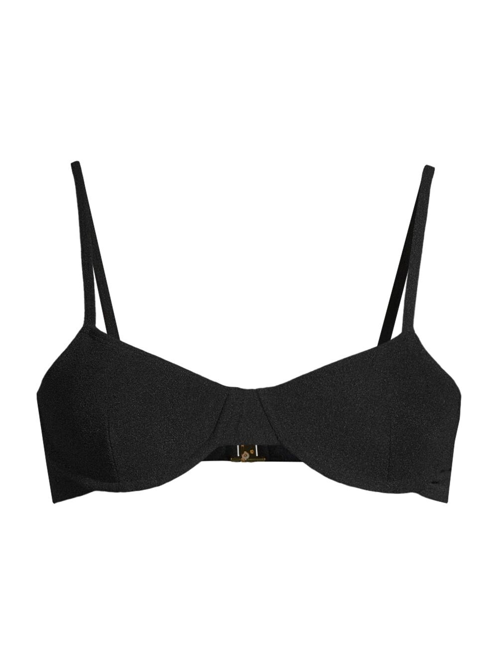 

Топ бикини Sol De Verano Maxime балконет Faithfull the Brand, черный