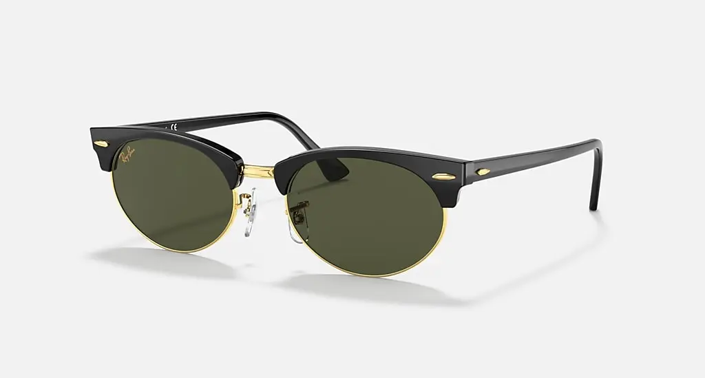 

Солнцезащитные очки Ray-Ban CLUBMASTER OVAL LEGEND GOLD, зеленый
