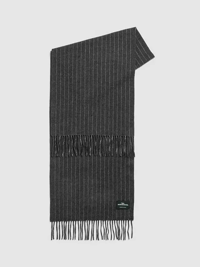 

Шарф Rodd & Gunn Strafford Terrace Virgin Wool, цвет charcoal