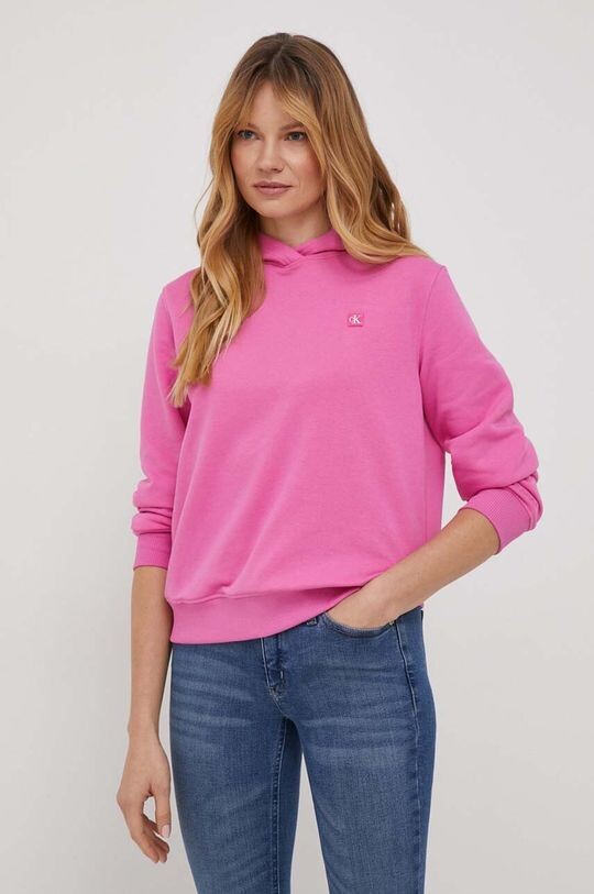 

Толстовка Calvin Klein Jeans, розовый