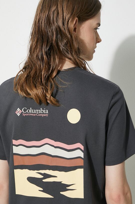 

Хлопковая футболка Boundless Beauty Columbia, серый