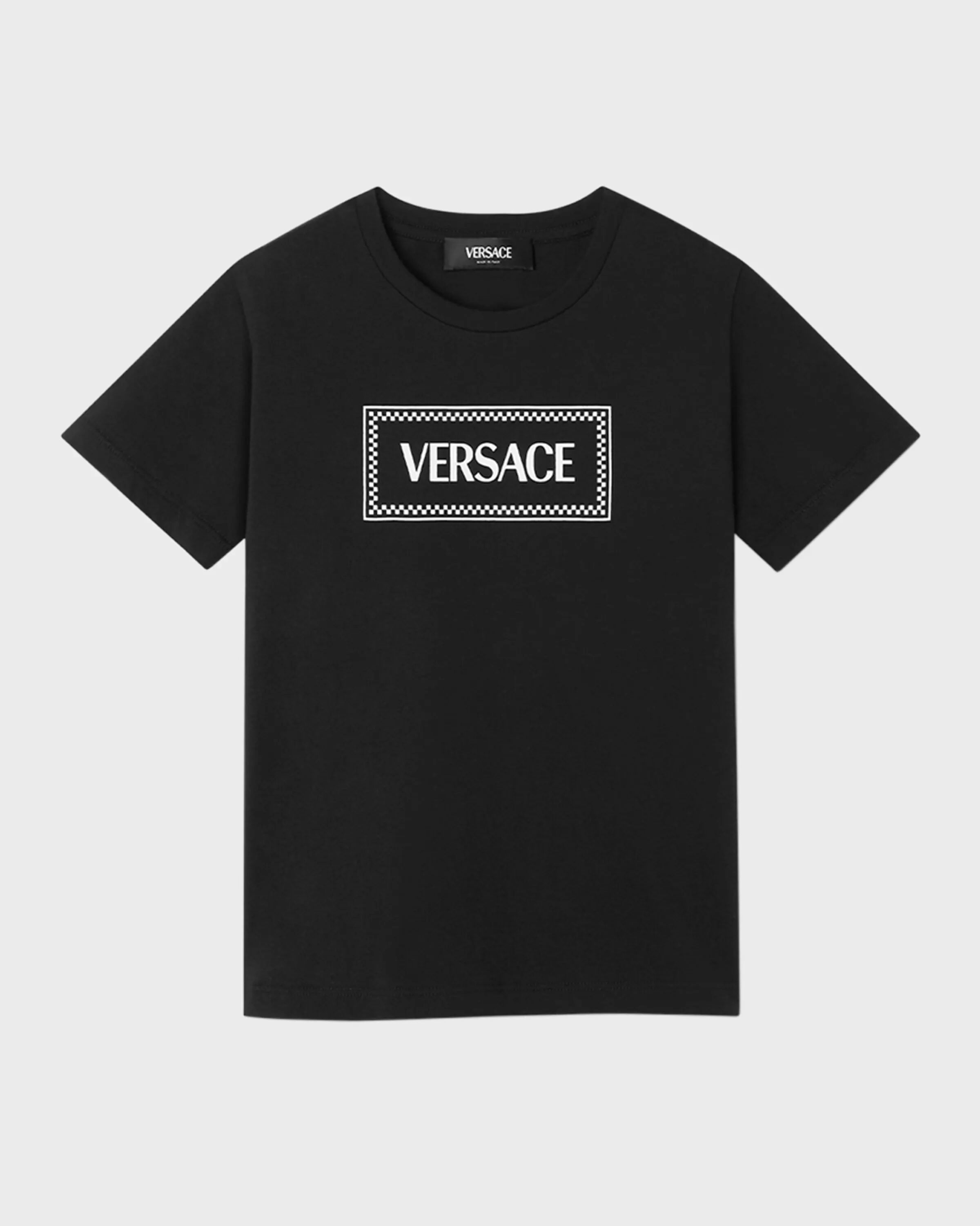 

Футболка Boy's Tile с логотипом Versace, цвет Black/White