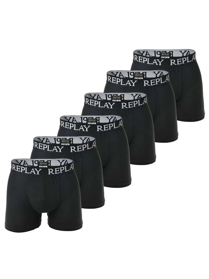 

Боксеры Replay short 6er Pack, черный