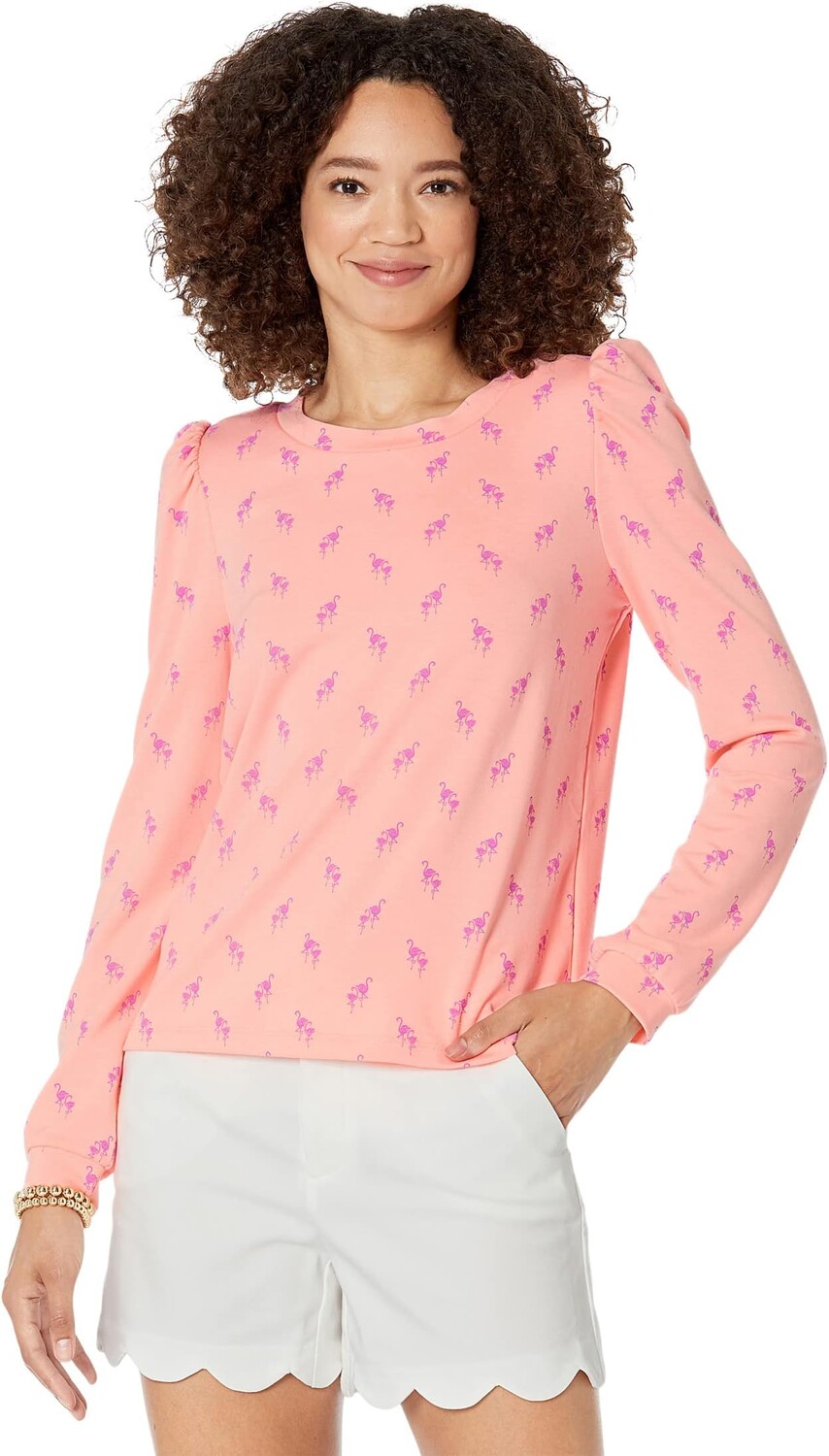 

Янсен Толстовка Lilly Pulitzer, цвет Peach Hyacinth Me and My Minnie