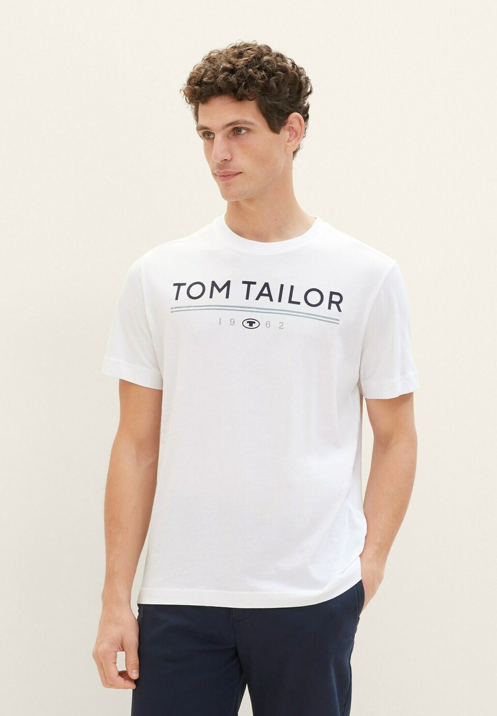 

Футболка с принтом TOM TAILOR, белый