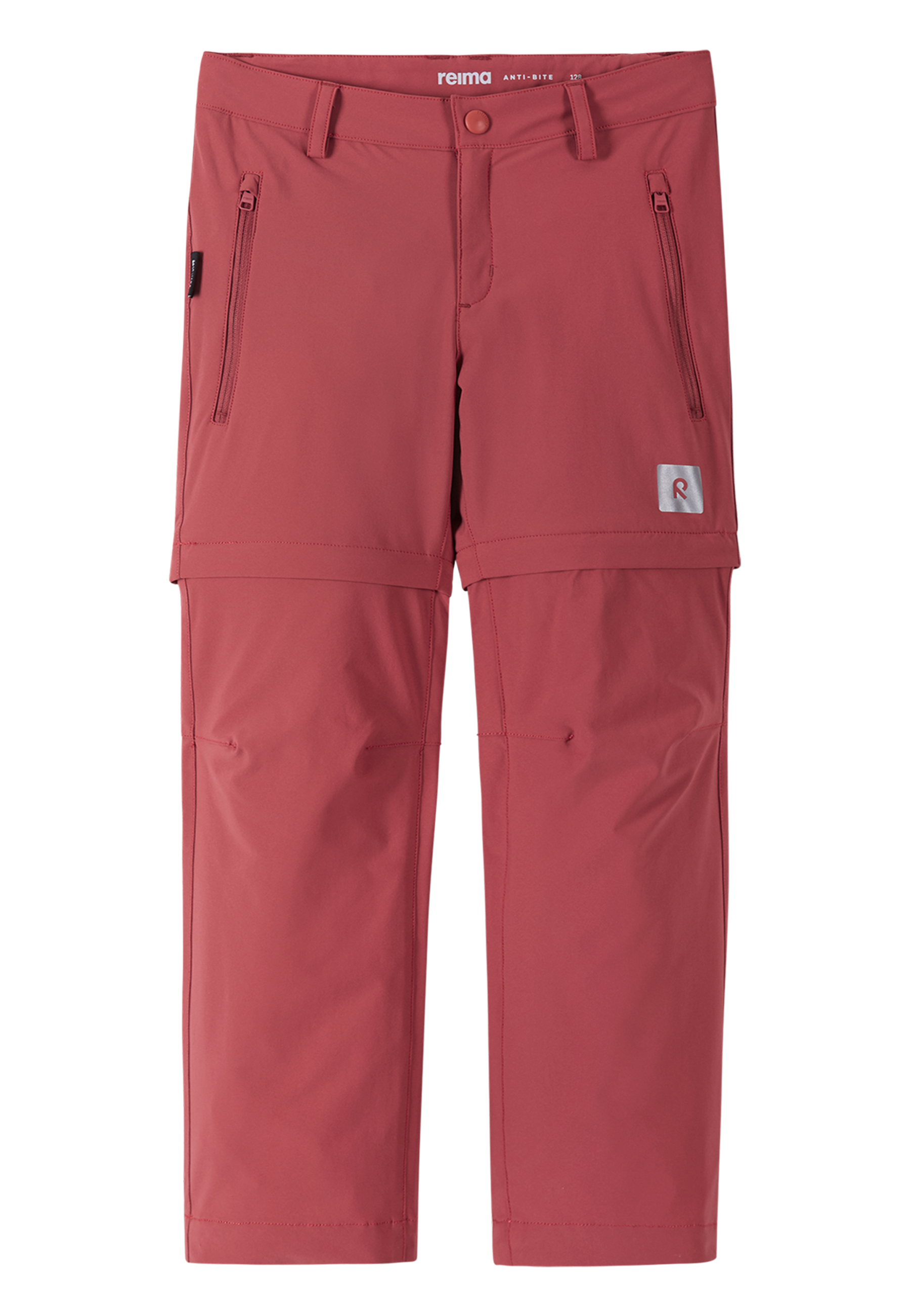 Спортивные шорты Reima Zip off Hose Virrat, цвет Red Clay