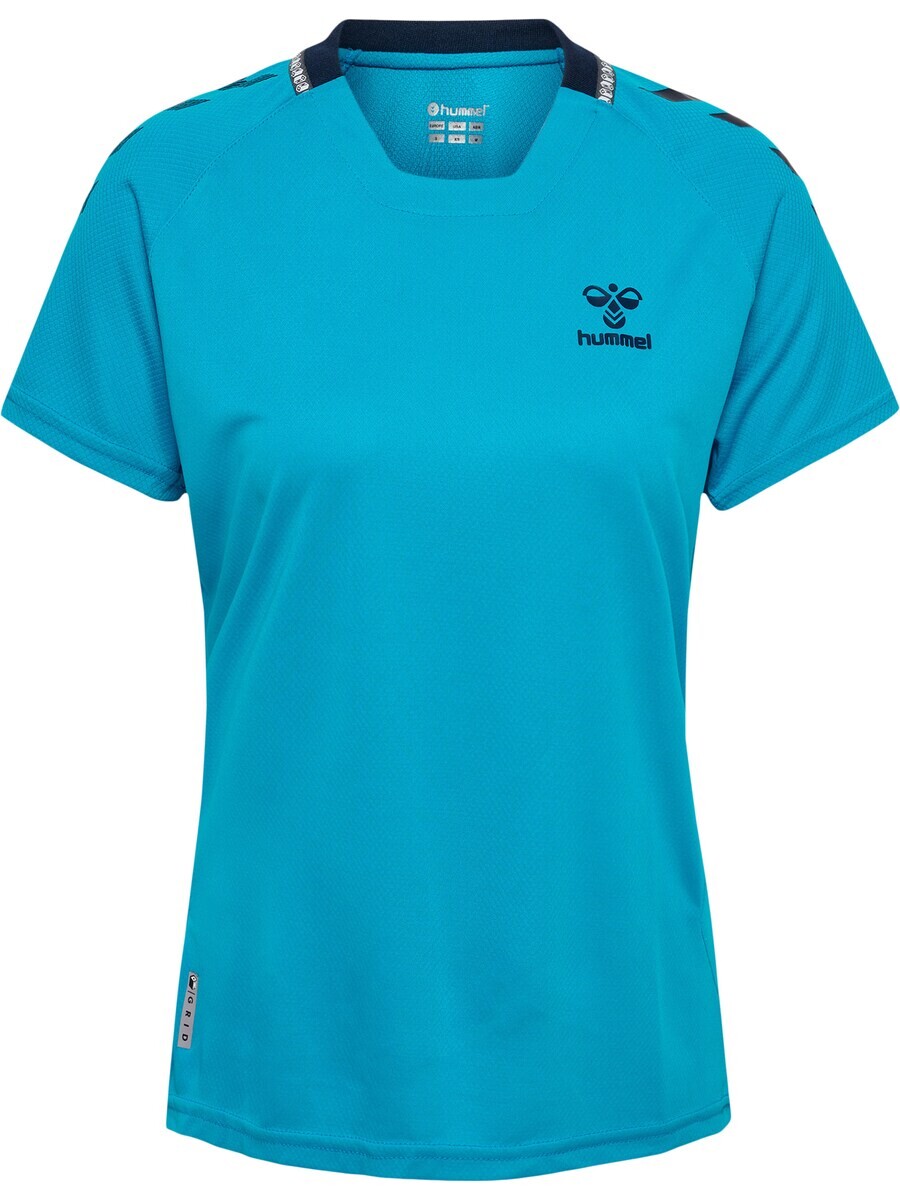 

Спортивная футболка Hummel Performance Ongrid, цвет Navy/Sky blue
