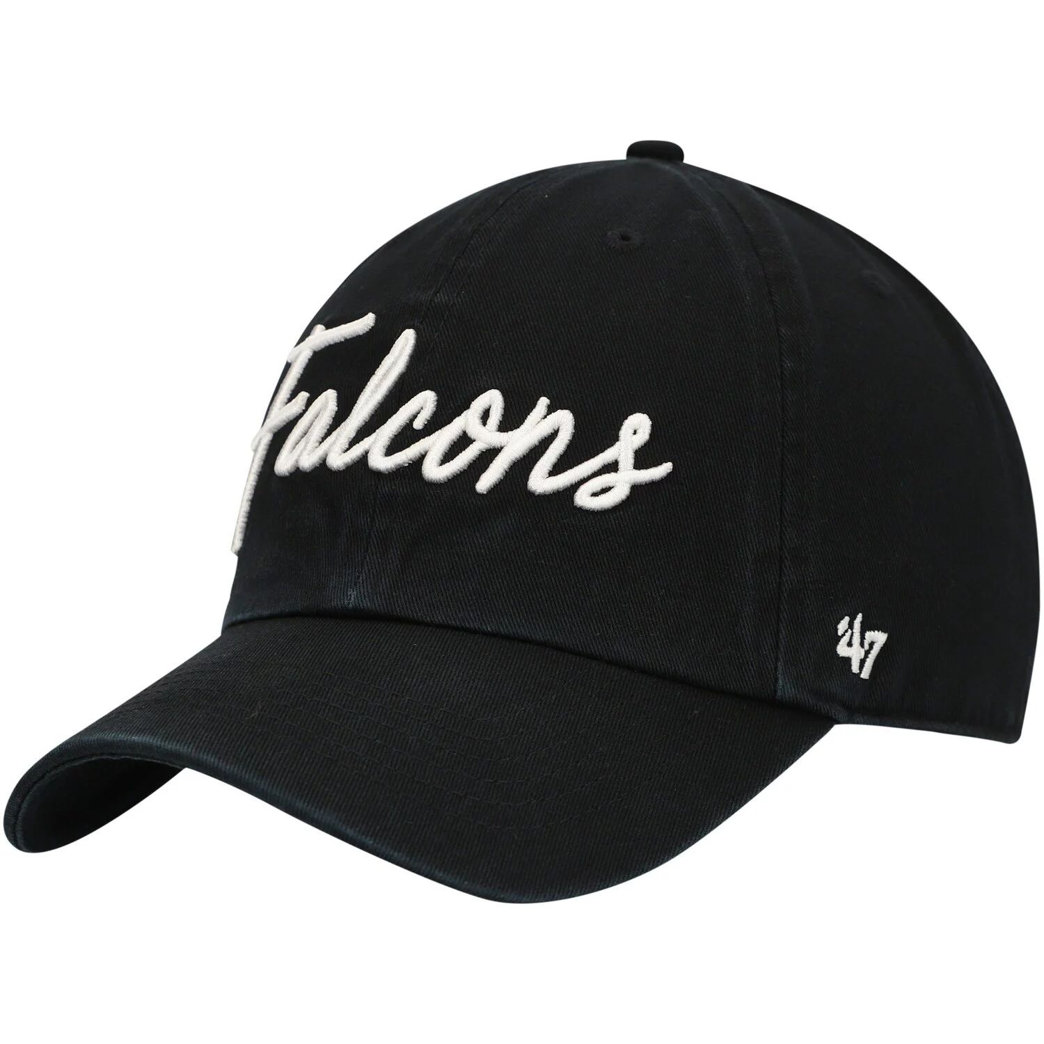 Женская регулируемая кепка Black Atlanta Falcons Vocal Clean Up '47 47 Brand