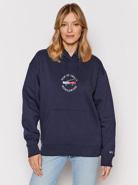 

Толстовка свободного кроя Tommy Jeans, синий