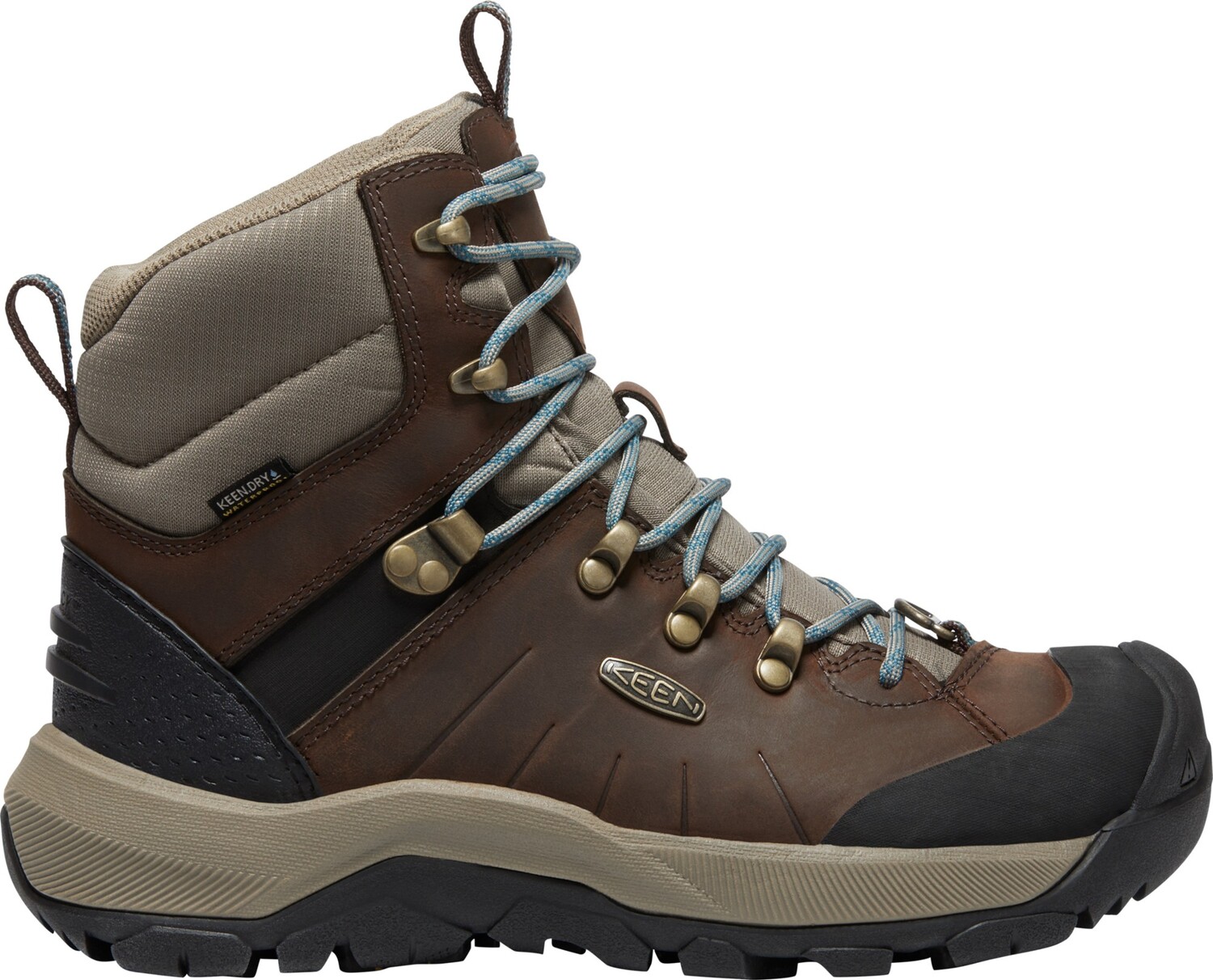 

Ботинки Revel IV Mid Polar — женские KEEN, коричневый