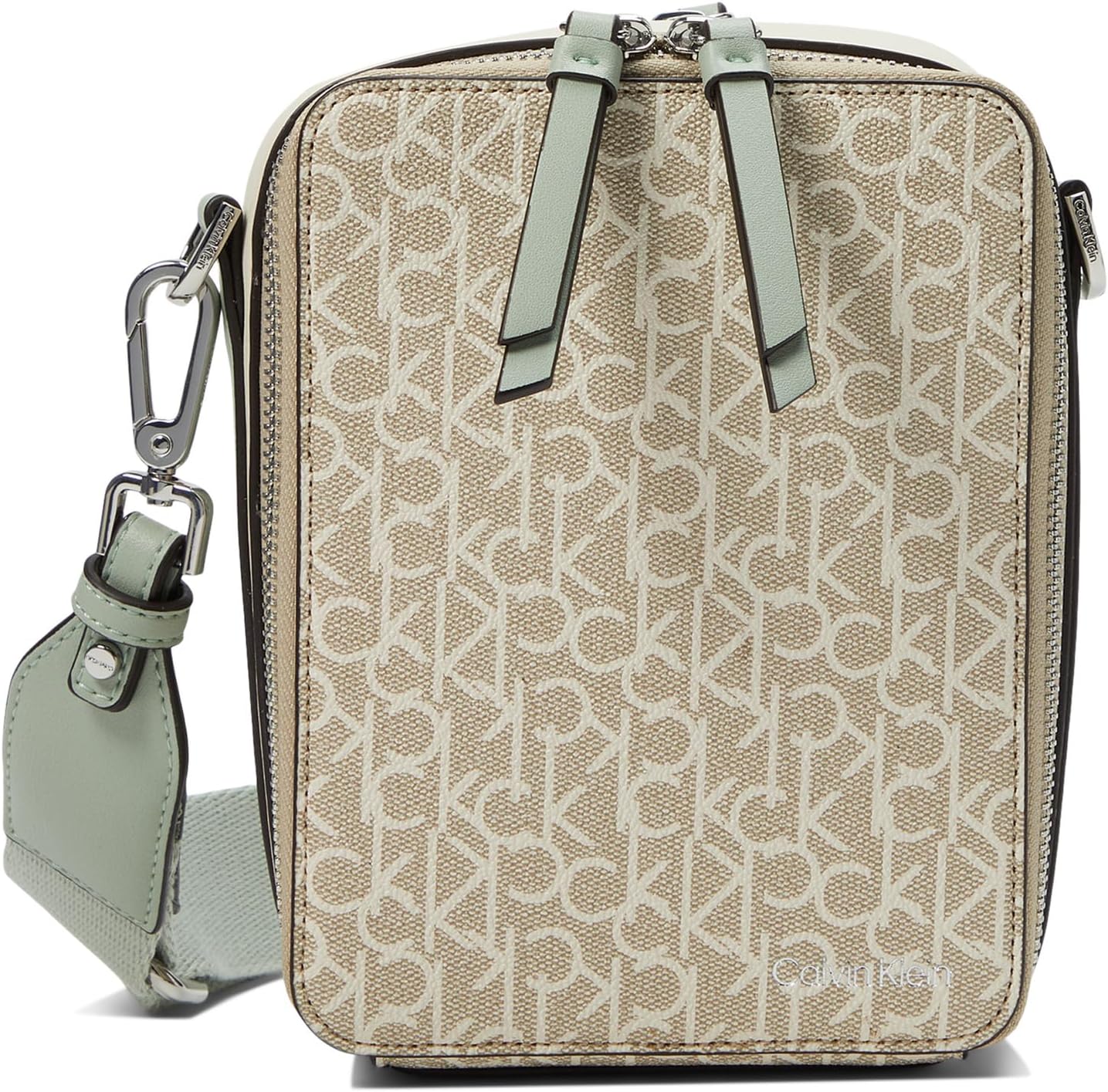 

Сумка кросс-боди Calvin Klein Benny Signature Crossbody, цвет Khaki/Vanilla/White/Desert Sage