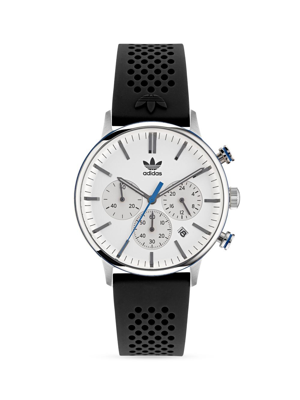 

Часы Code 1 Chrono с силиконовым ремешком adidas, черный