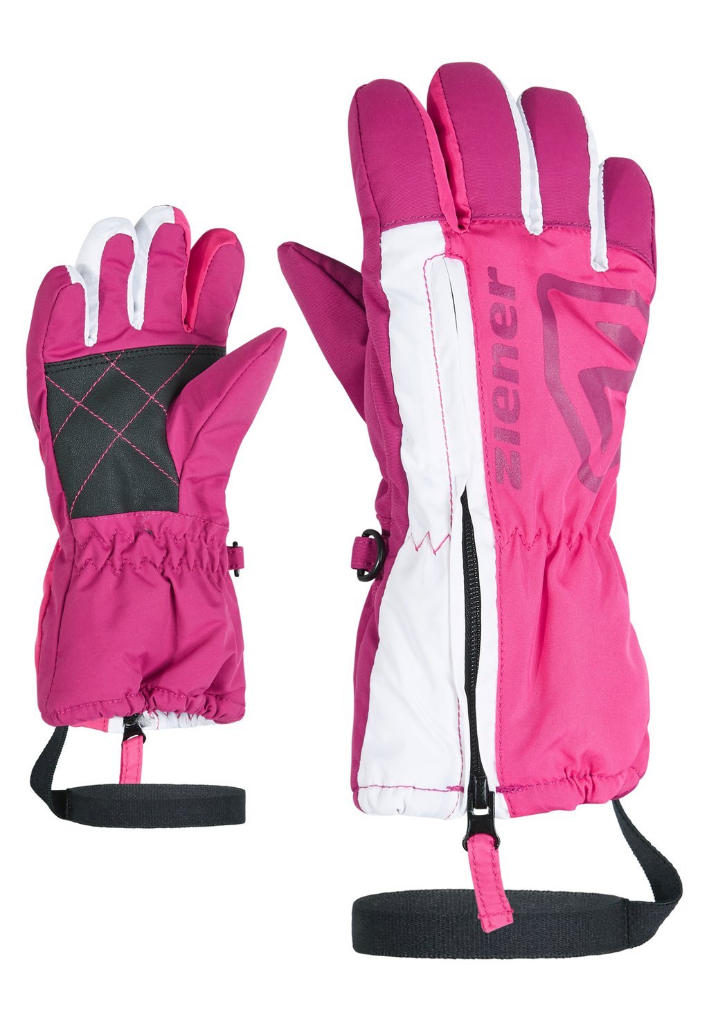 

Перчатки SKI LEO MINIS Ziener, цвет pop pink