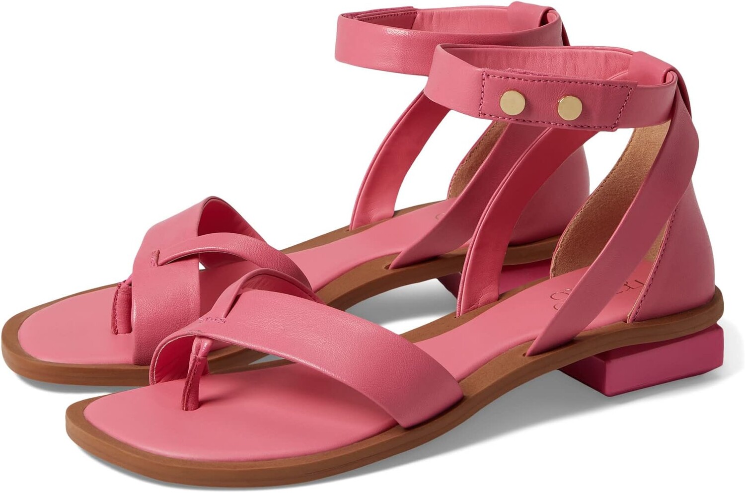 

Сандалии на плоской подошве Parker Franco Sarto, цвет Peony Pink Leather