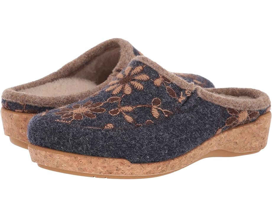 Сабо Taos Footwear Woolderness 2, темно-синий сабо woolderness 2 taos footwear цвет cranberry