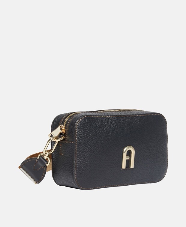 

Кожаная сумка-мессенджер Furla, черный