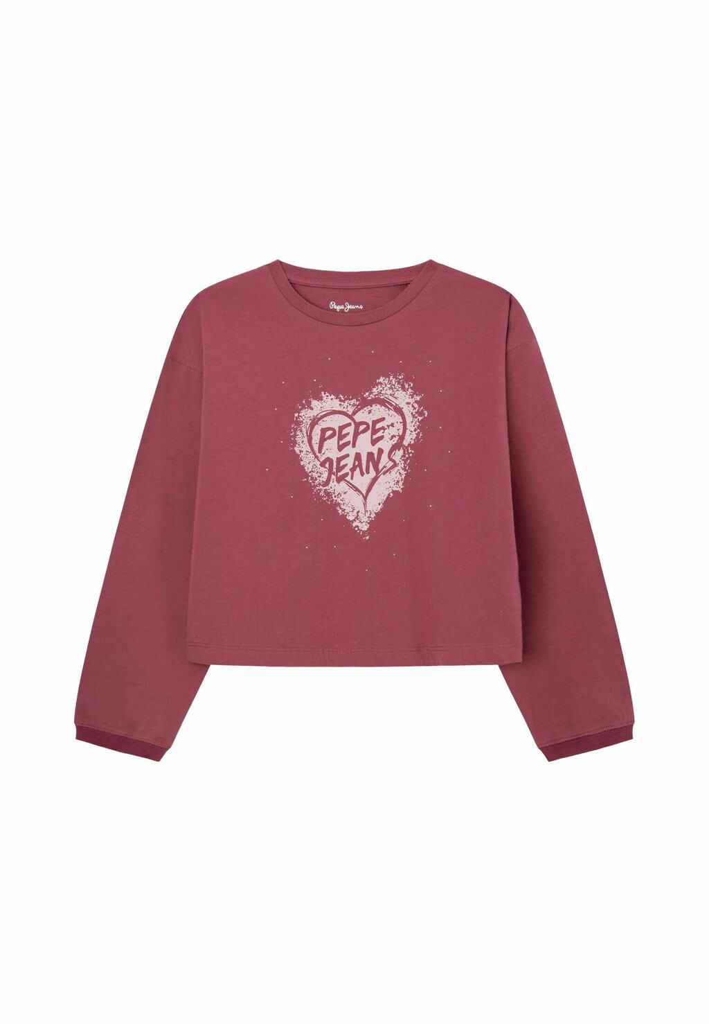 

Футболка с длинным рукавом Samy Pepe Jeans, цвет crushed berry red