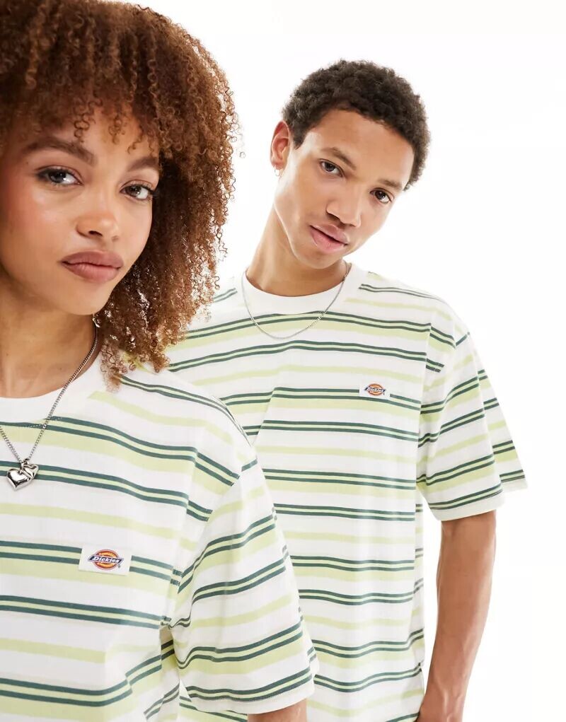 

Зеленая футболка в полоску Dickies Glade Spring