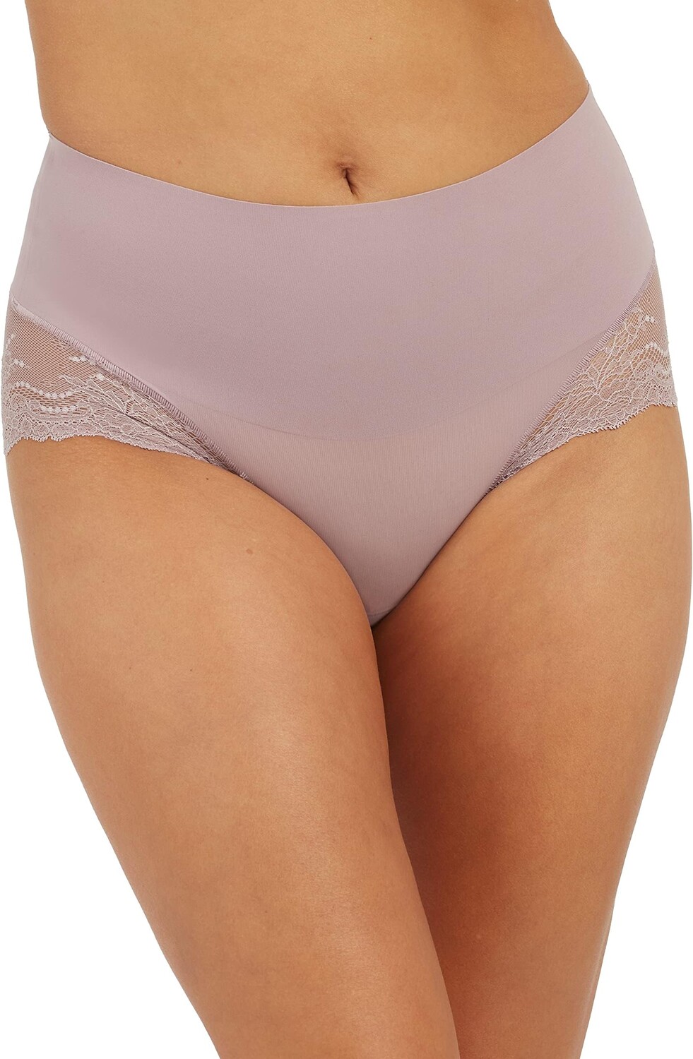 

SPANX Корректирующее белье для женщин Undie-Tectable Кружевные трусики Hi-Hipster, цвет Violet Umber