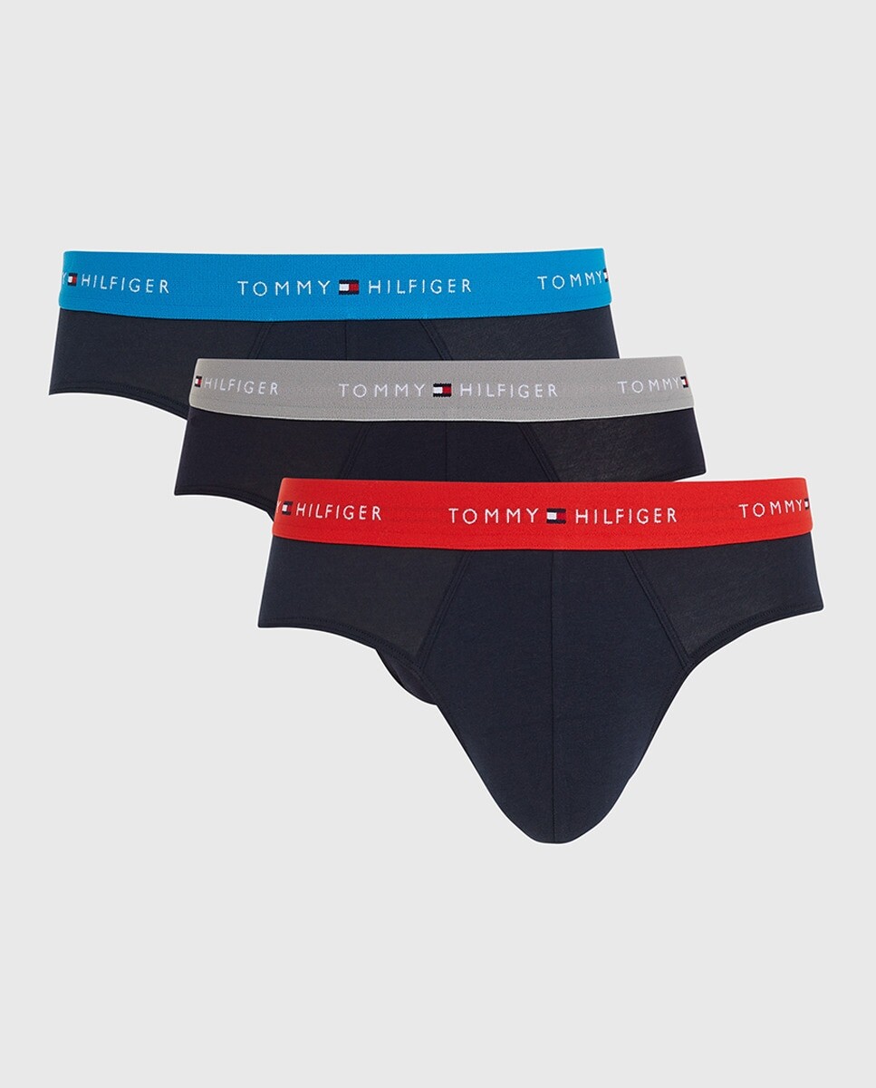 

Тройка мужских трикотажных слипонов Tommy Hilfiger, темно-синий